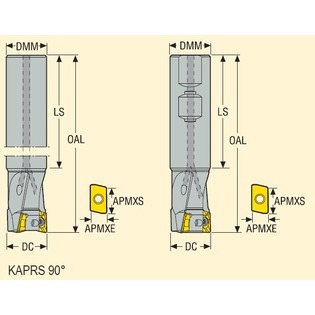 Fraise à queue cylindrique r217.69-xo12